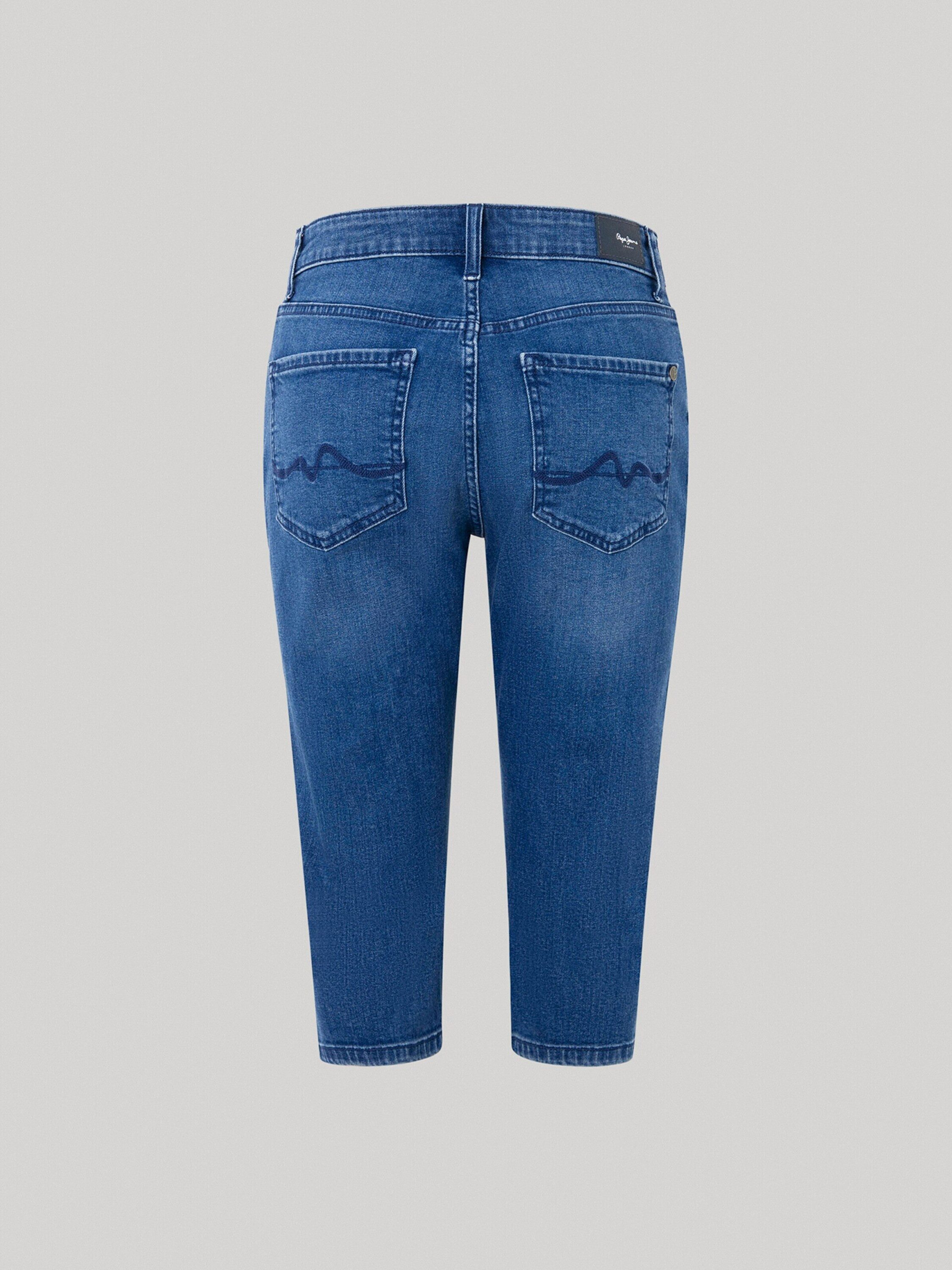 Pepe Jeans 3/4-Jeans (1-tlg) Plain/ohne Details