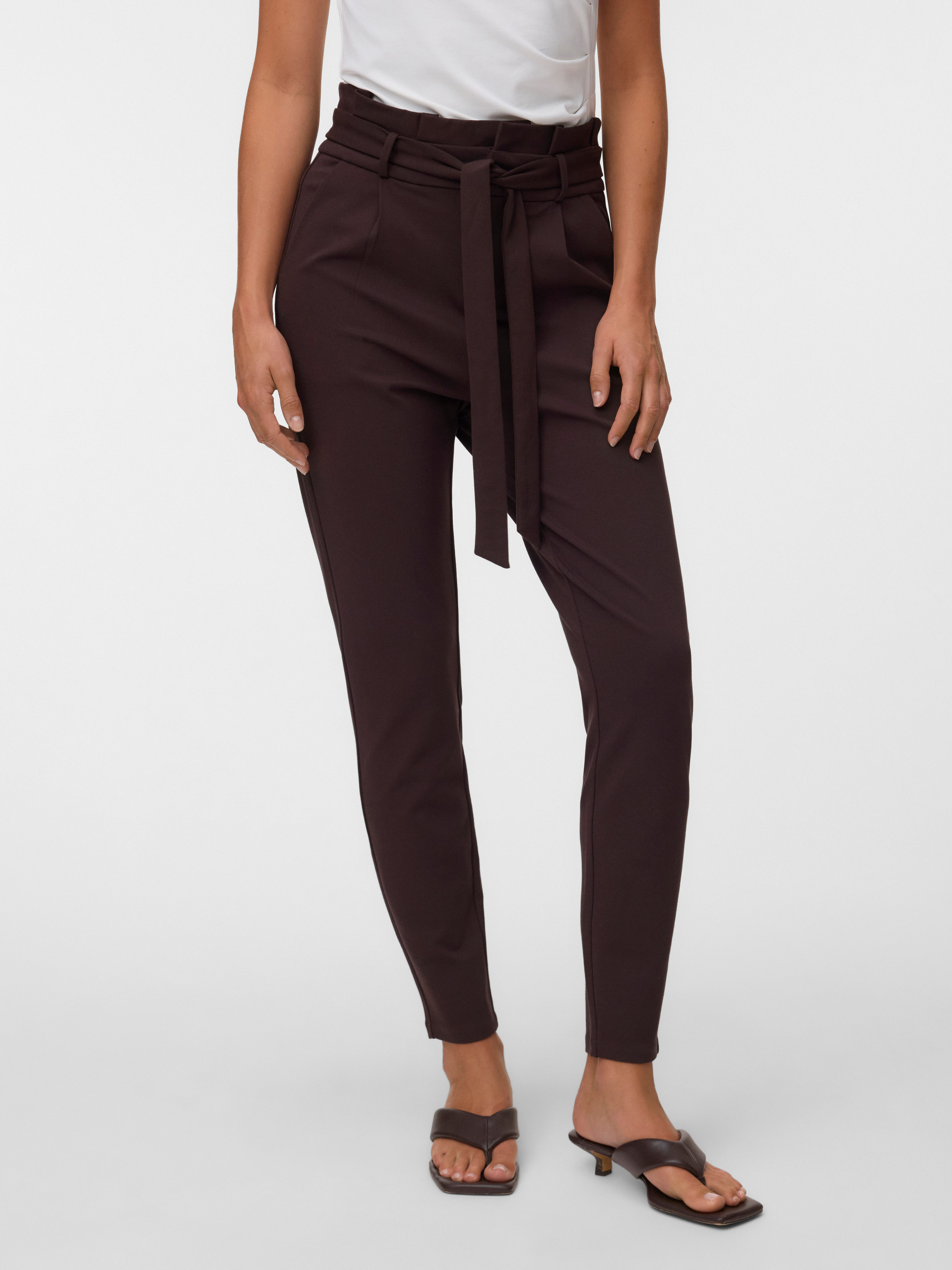 Vero Moda Paperbag-Hose VMEVA HR LOOSE PAPERBAG PANT GA NOOS Viskosemischung