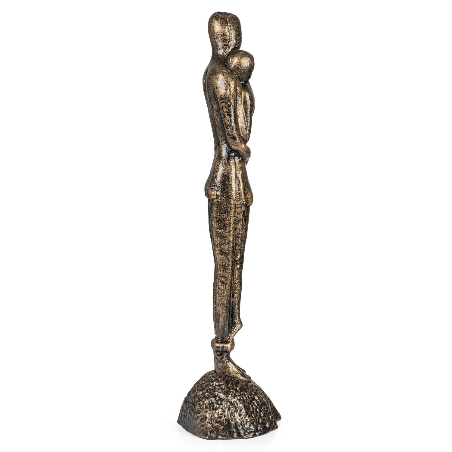 Moritz Dekofigur Vertrautes Pärchen stehend 7,3Kg, Polyresin Figuren Deko Geschenk Geometrische TierFigur Modern Skulptur