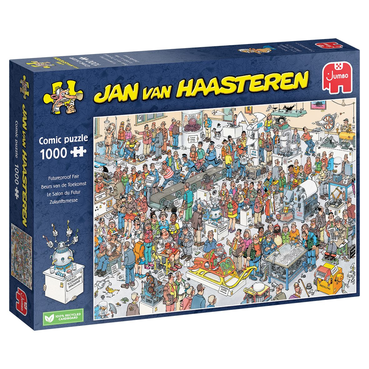 Jumbo Spiele Puzzle Jan van Haasteren Zukunftsmesse 1000 Teile Puzzle, 1000 Puzzleteile