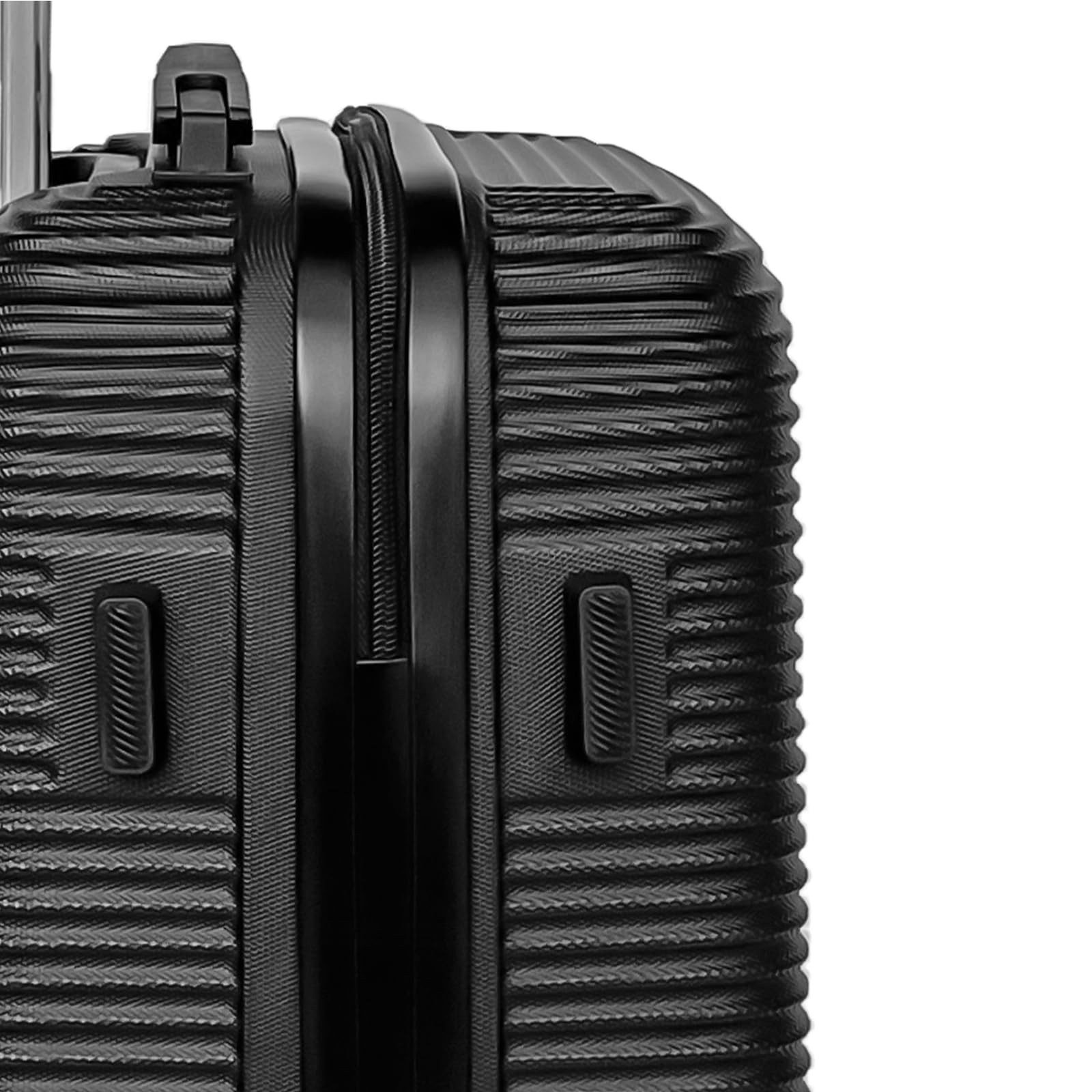 YONSLY Trolleyset Trolley Hartschalenkoffer-Set (M, L, XL) Koffer-Set 3-teiliges Set, 4 Rollen, (ABS Hartschalen,360°-Rollen, Sicherheitsschloss, Hartschalen Trolley), Weicher Gummigriff Handgepäck