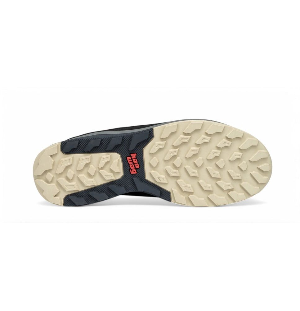 Hanwag Wander-Travelschuhe Rotpunkt Light Low (Veloursleder/Synthetik) Wanderschuh