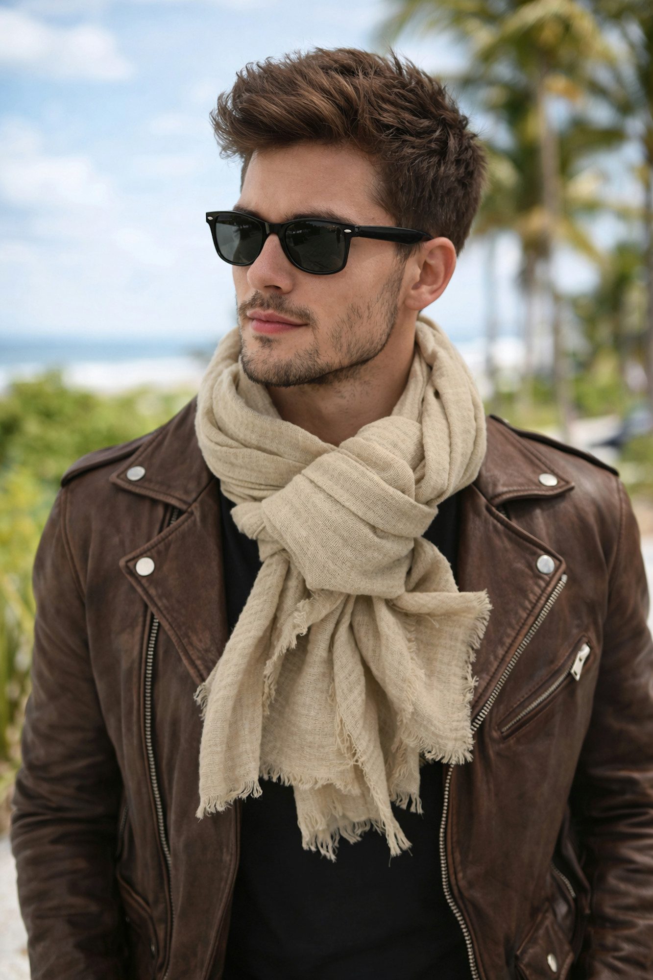 Ella Jonte Modeschal, klassischer Uni-Schal in weicher Qualität für jede Jahreszeit