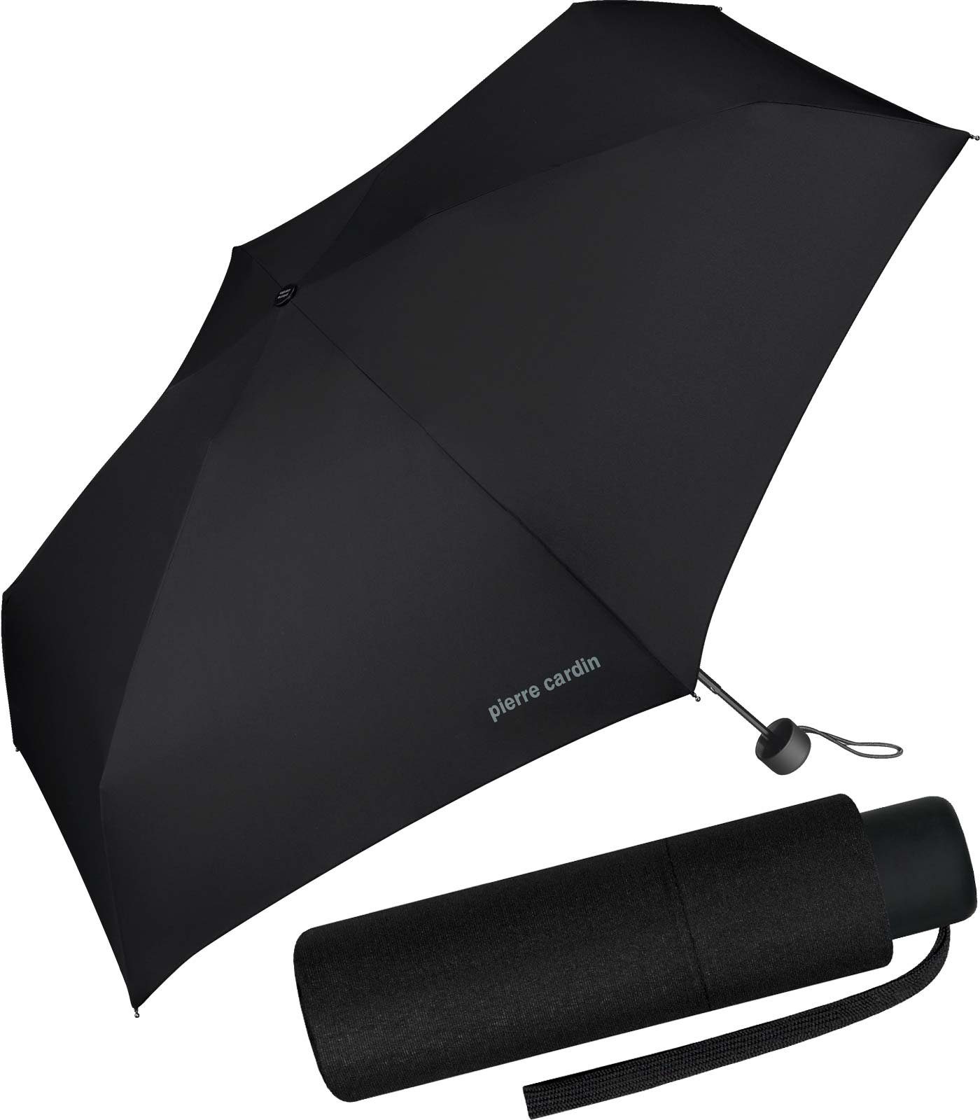 Pierre Cardin Taschenregenschirm leichter supermini Regenschirm Petito Slimline, passt in jede Tasche