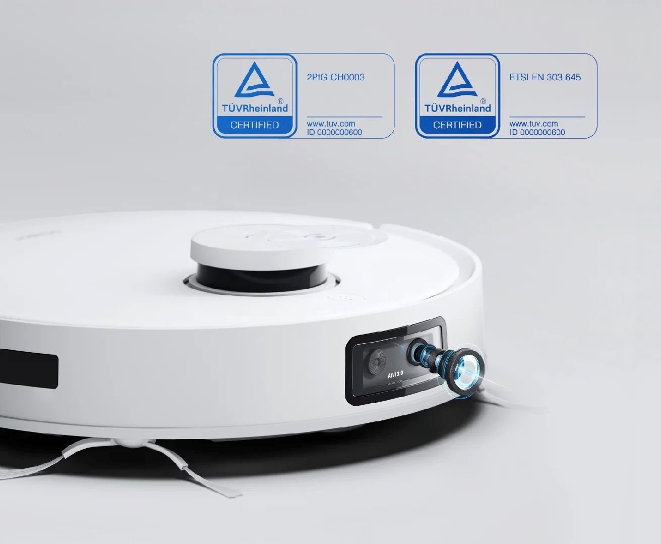 ECOVACS Wischroboter ECOVACS T10 Turbo Saug-Wischroboter, 45 W, Beutellos, Rotations-Wischfunktion; 150 min Laufzeit; Kindersicherung