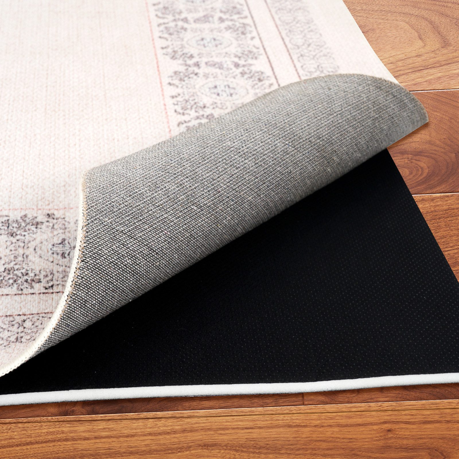 Meulbaty Teppich Rutschfeste Matte, Schwamm-Teppichgreifer, Rutschfeste Matte, Rechteck, Höhe: 12.7 mm, für Zuhause, Büro, Auto, Palette, Regal, wasserdicht