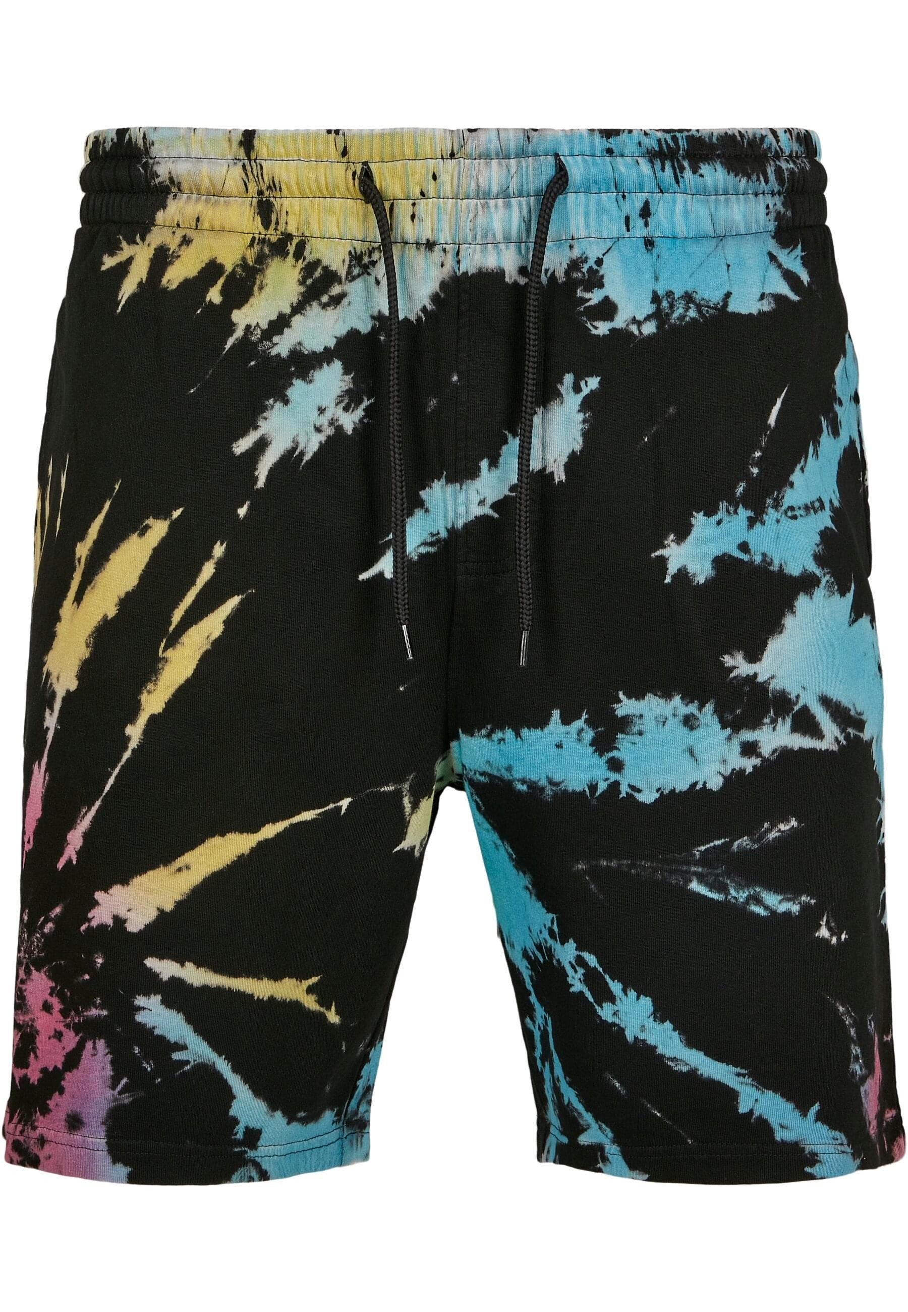 URBAN CLASSICS Stoffhose Urban Classics Herren Tie Dye Sweat Shorts (1-tlg)