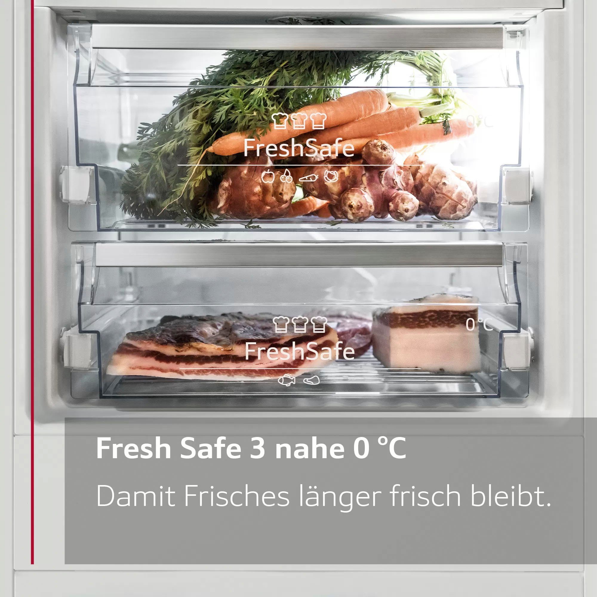 NEFF Einbaukühlschrank N 90 KI8813FE0, 177,2 cm hoch, 56 cm breit,  Betriebsgeräusch: 37 dB