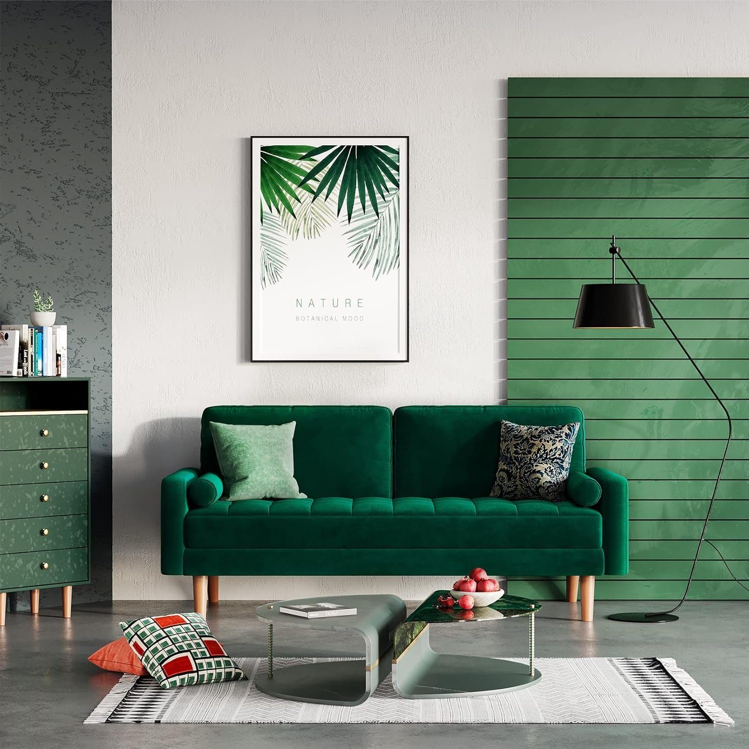 Vesgantti Sofa 2 Sitzer Sofa, Samt günstig online kaufen