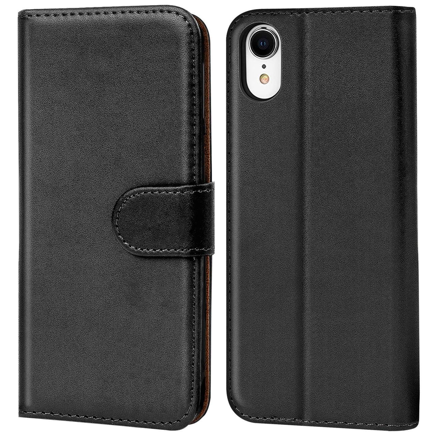 CoolGadget Handyhülle Book Case Handy Tasche für Apple iPhone XR 6,1 Zoll, Hülle Klapphülle Flip Cover für iPhone XR Schutzhülle stoßfest