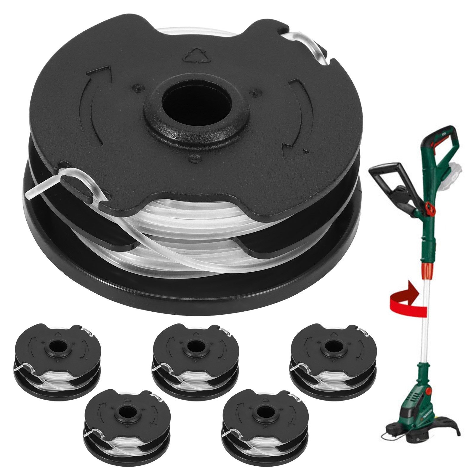 BlingBin Rasentrimmer-Ersatzspule 6er-Pack Mähspindeln φ1,6mm für günstig online kaufen
