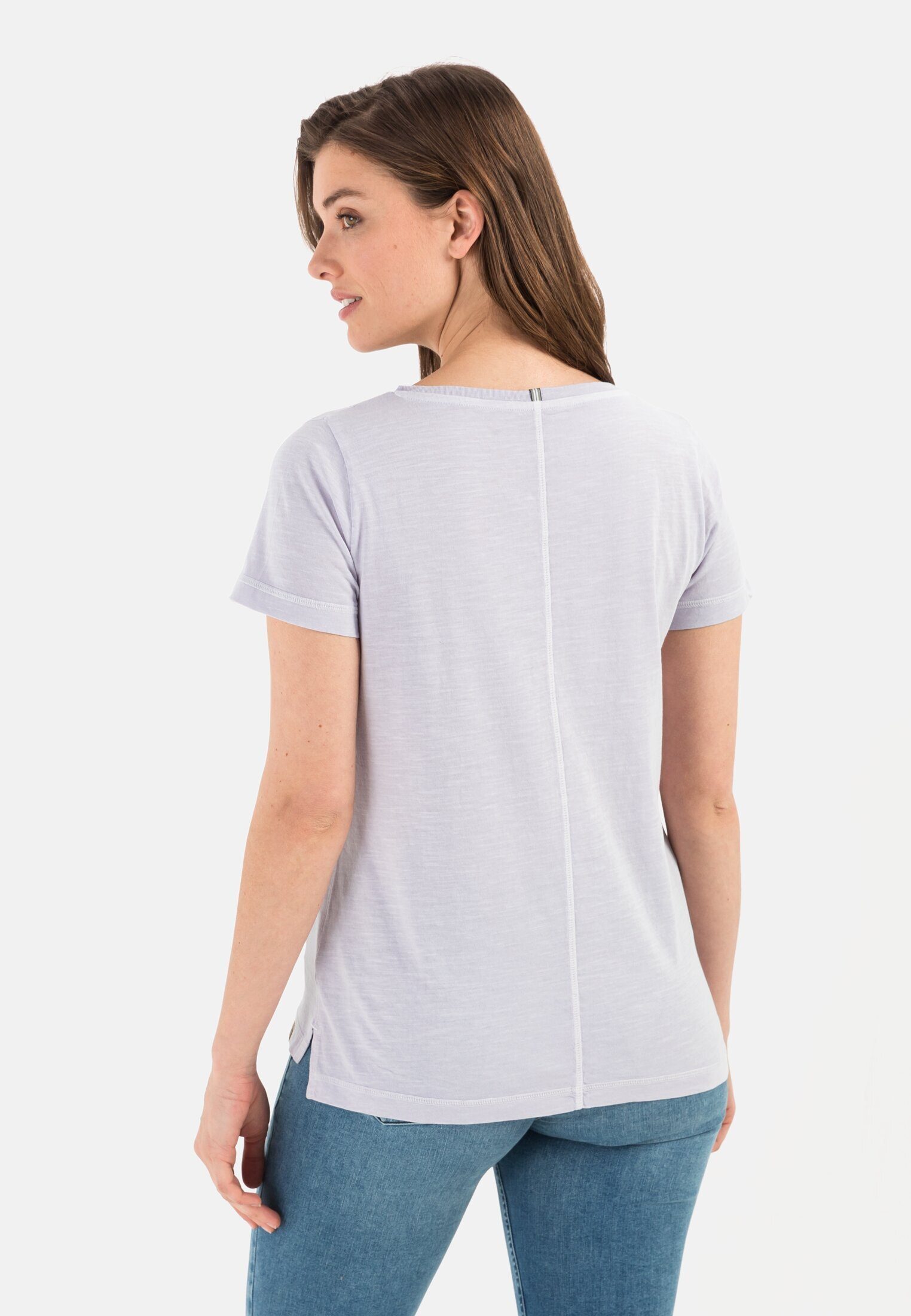 Cotton-Jersey aus Lavendel Organic T-Shirt active camel