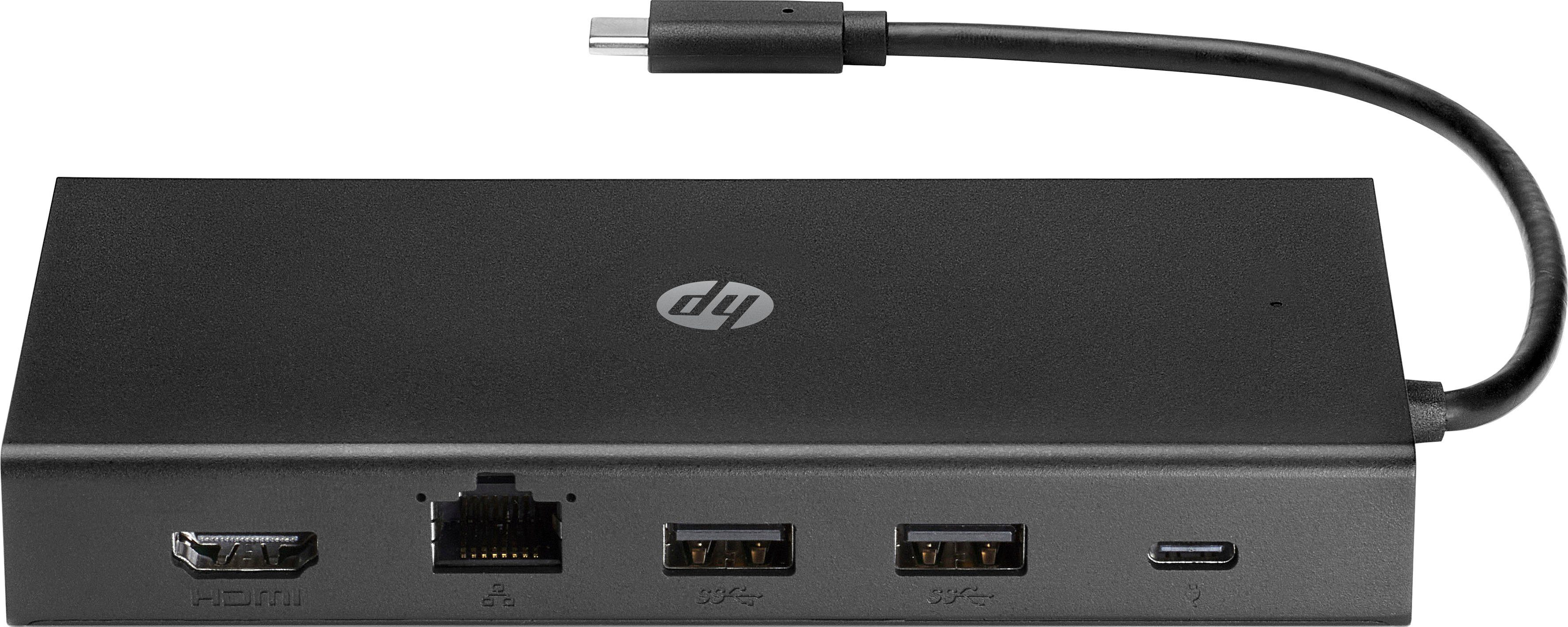 HP USB-C-Reisehub mit mehreren Anschlüssen Адаптери zu 3,5-mm-Klinke, USB 2.0, VGA