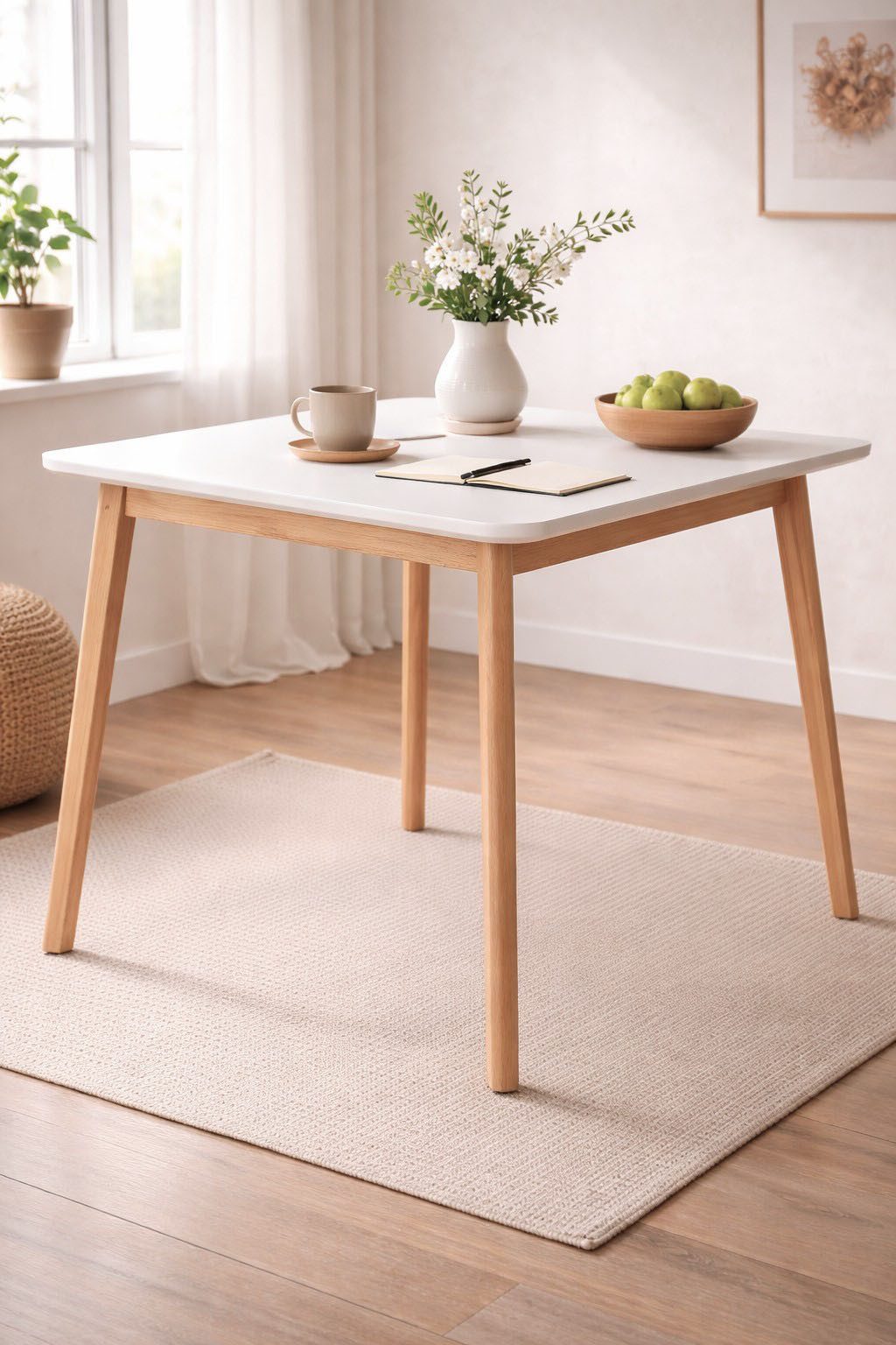Hammel Furniture Esstisch Esstisch Basic– ausziehbar, dänisches Design, mit Einlegeplatten, Skandinavisches Design - Melamin/Massivholz - stabil und langlebig