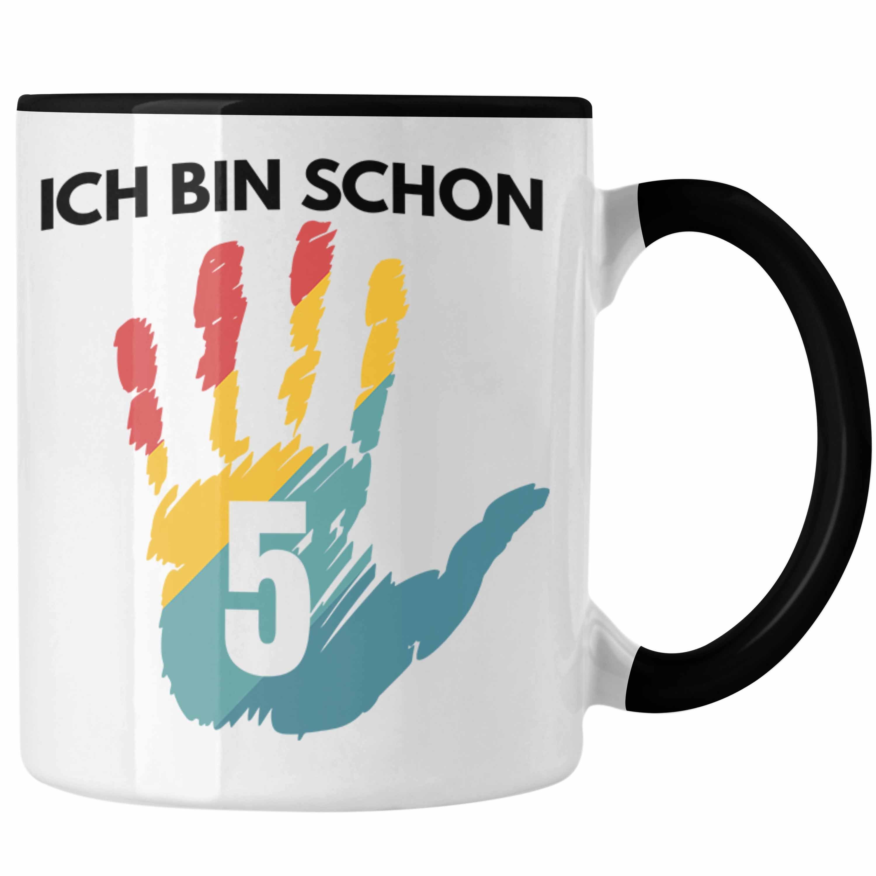 Trendation Tasse Trendation - Ich Bin Schon 5 Tasse Geschenk 5-Jähriger Junge Mädchen G