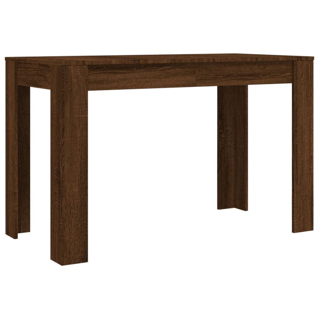 vidaXL Esstisch, Esszimmertisch Braun Eichen-Optik 120x60x76 günstig online kaufen