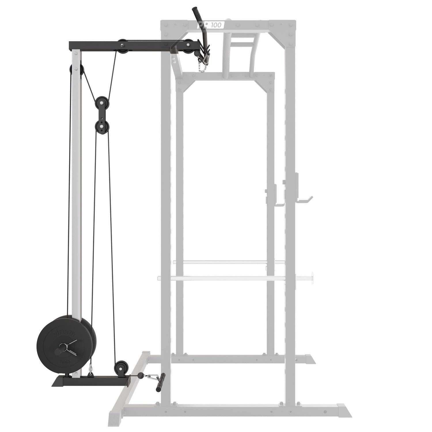 VirtuFit Power Rack VirtuFit PR100 Lat Attachment mit Zugstation und Latstange