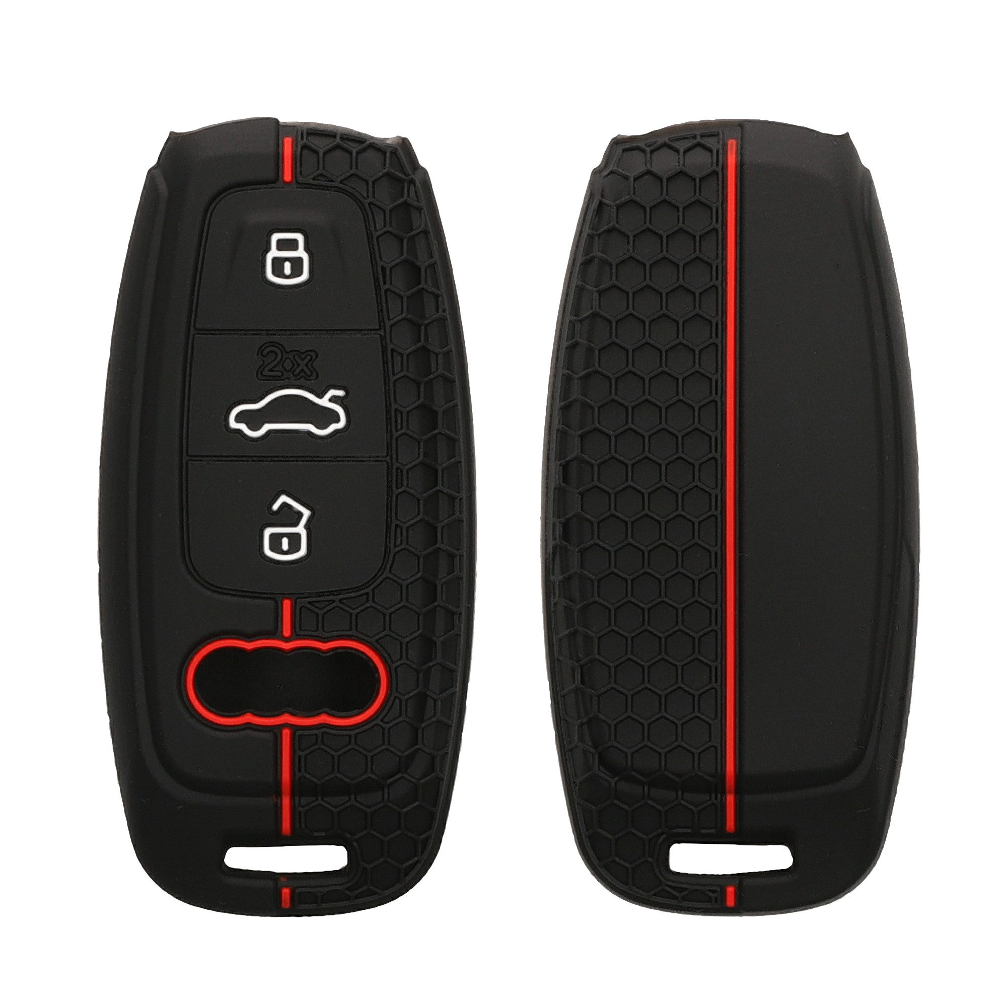 kwmobile Schlüsseltasche Autoschlüssel Silikon Hülle für Audi A6 A7 A8 Q7 Q günstig online kaufen