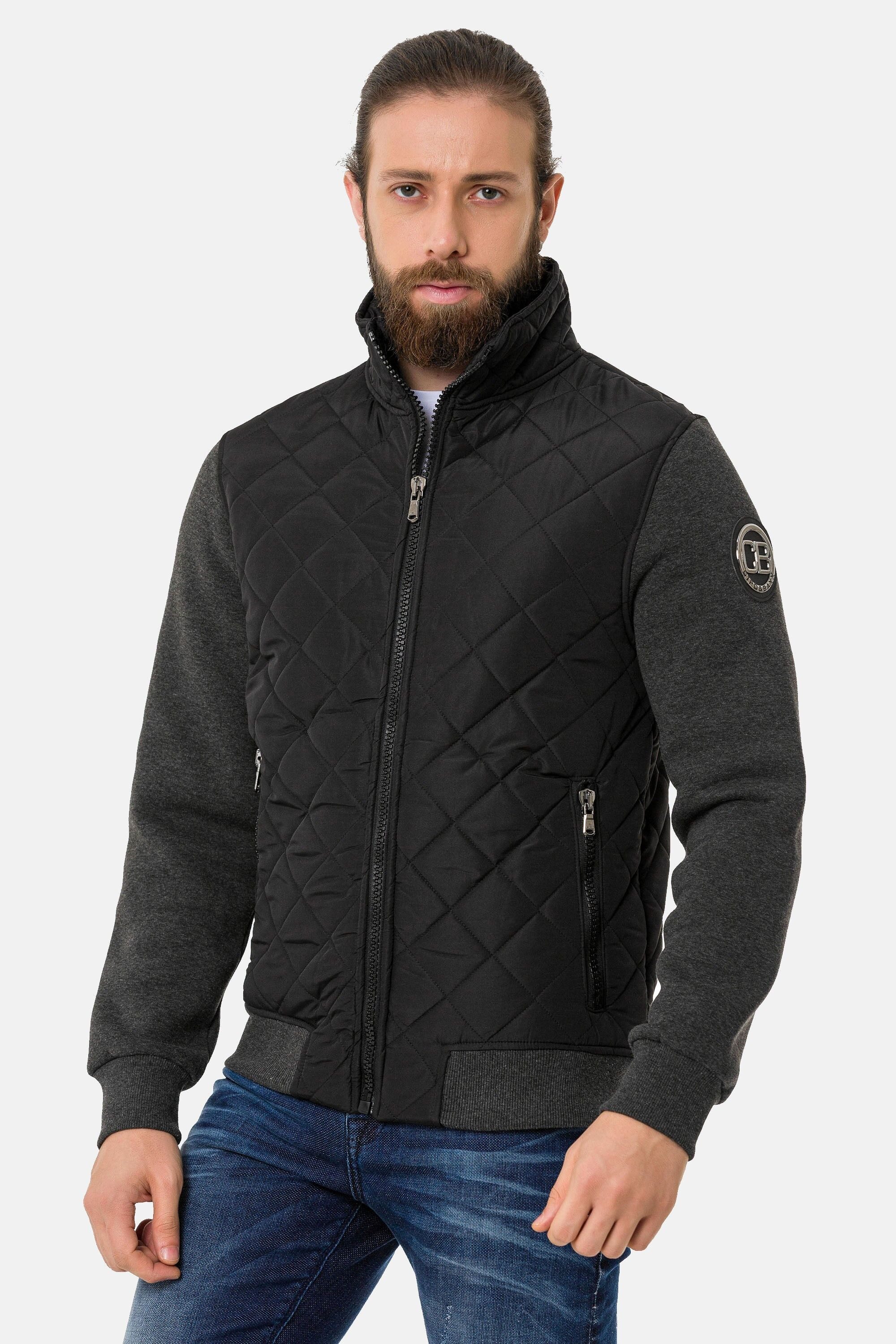 Cipo & Baxx Outdoorjacke Jacke mit Sweatärmeln