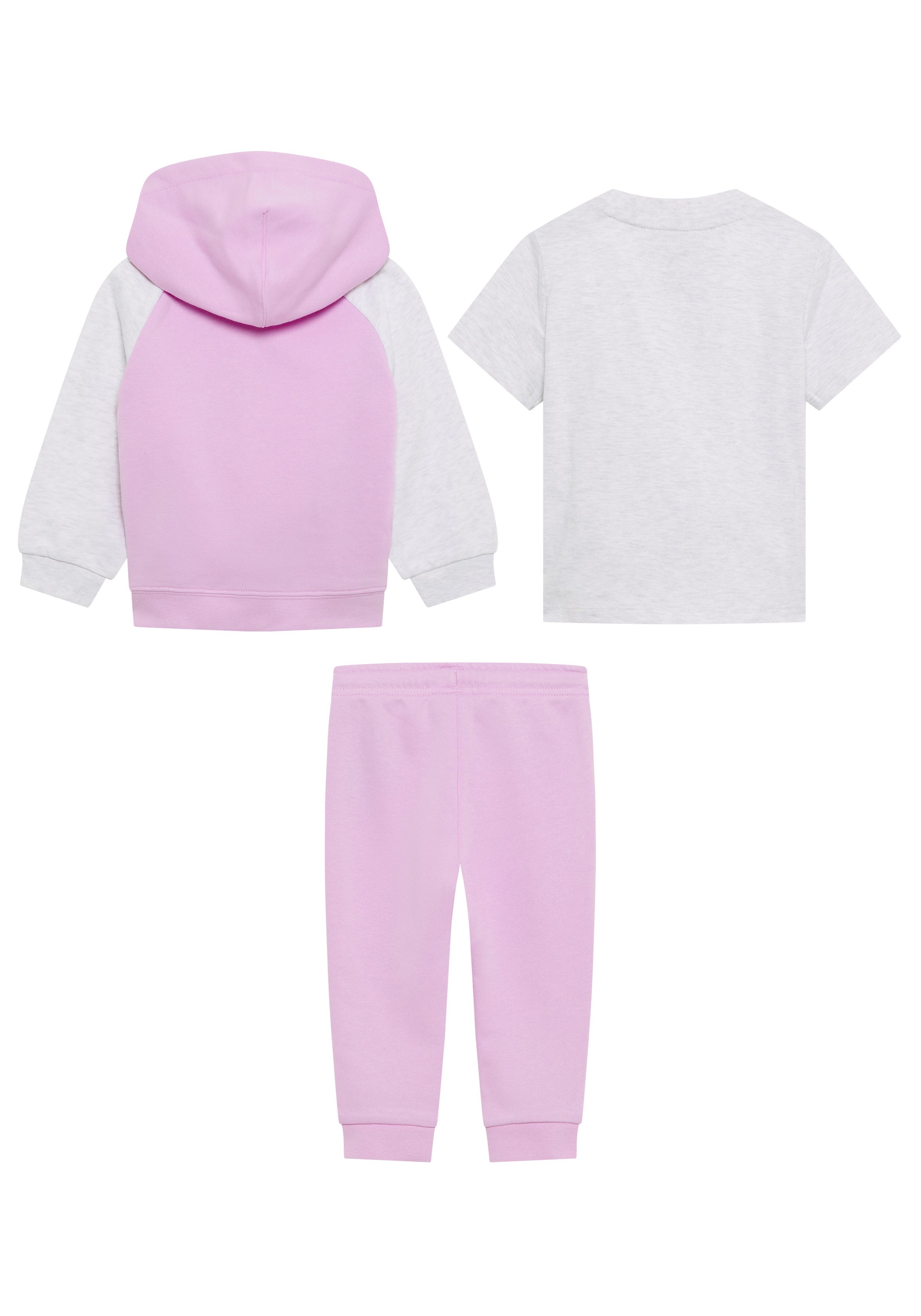 PUMA Trainingsanzug MINICATS TEE HOODED FZ AND PANTS SET TR INF (2-tlg), für Babys, mit Kapuze, im Colour-Blocking-Design – Bild 3 von 3