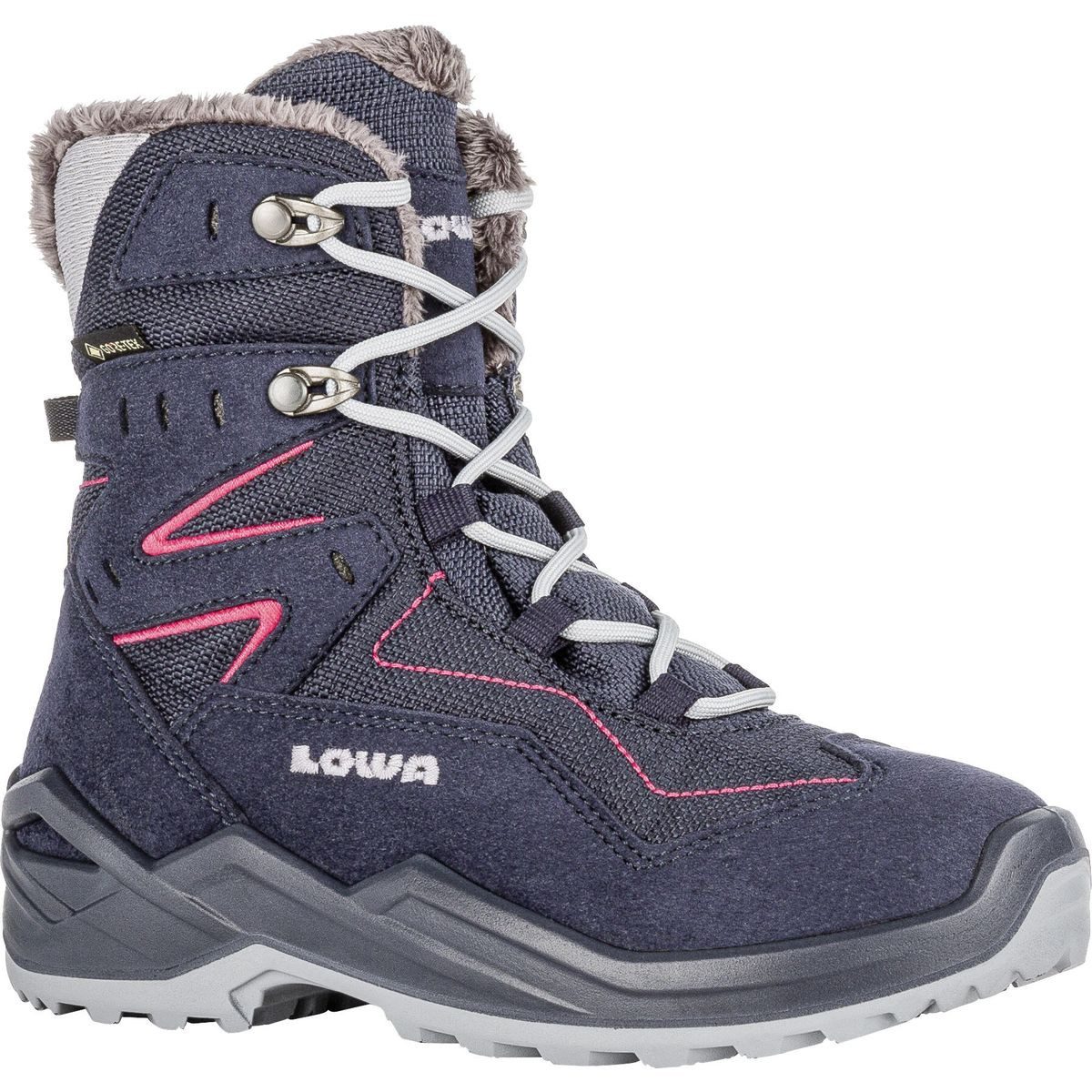 Lowa Lino GTX Hi JR Winterstiefel Hochwertiger Kinder-Winterstiefel mit GORE-TEX für optimalen