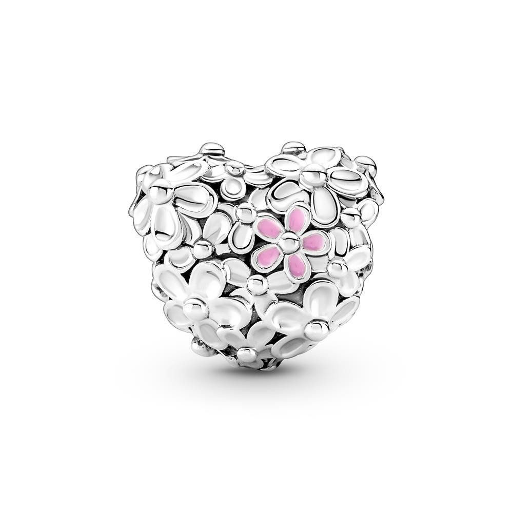 Pandora Charm-Einhänger Gänseblümchen Herz-Charm Mum aus Sterlingsilber von PANDORA