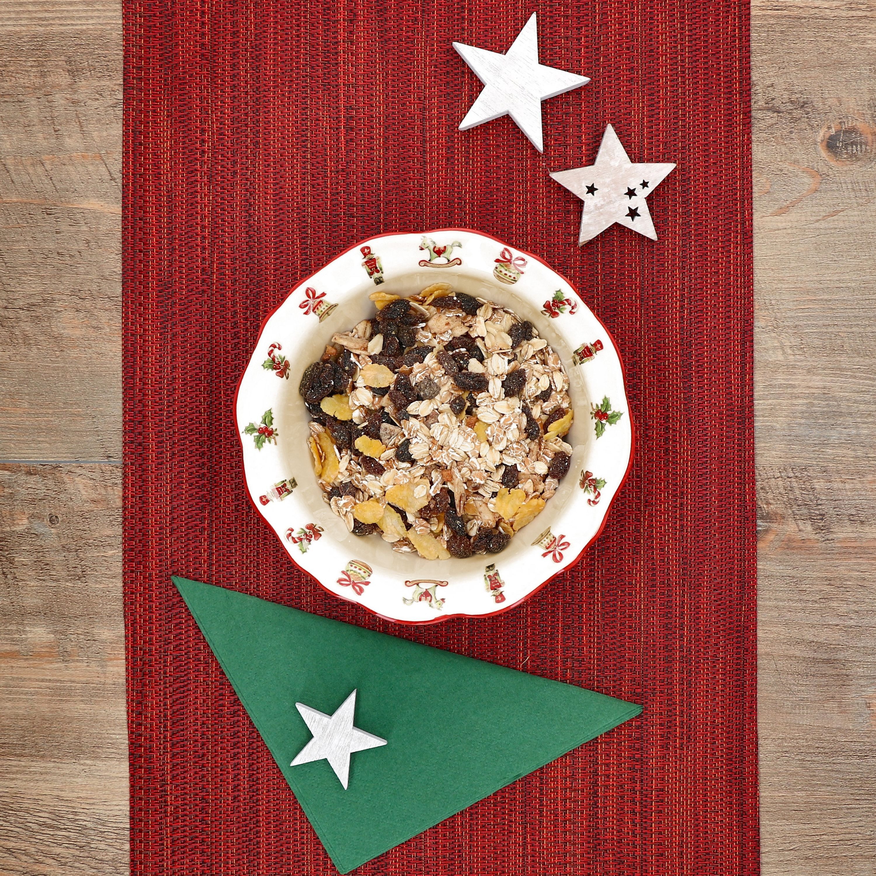 MamboCat Müslischale Maestro Natale Schale Ø17,5cm Keramik Suppe Müsli Kekse Schüssel, Keramik