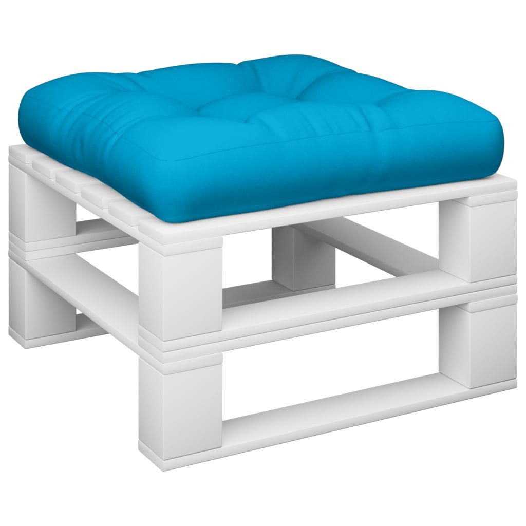 vidaXL Sitzauflage Palettenkissen Blau Stoff, (1 günstig online kaufen