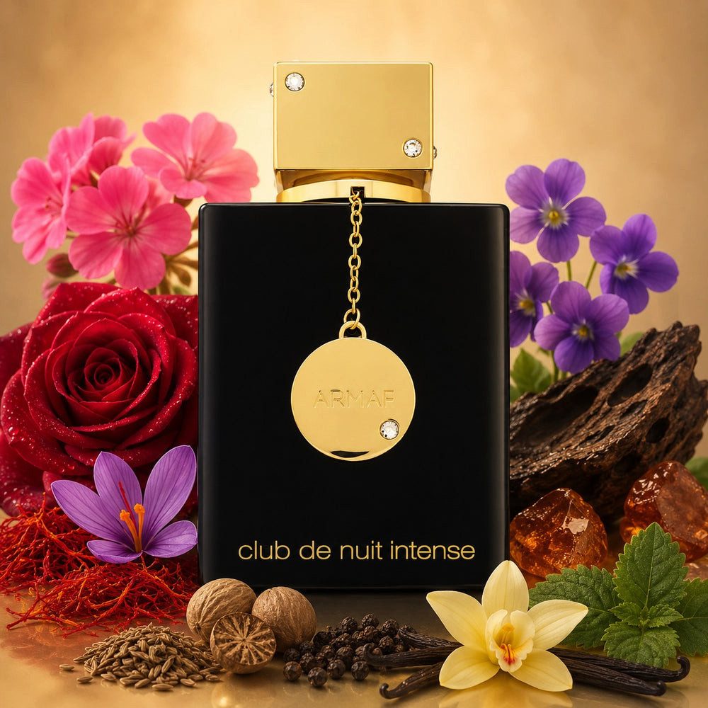 armaf Duft-Set Club de nuit intense WOMAN EDP 105 ml + Parfümzerstäuber (leer) Set