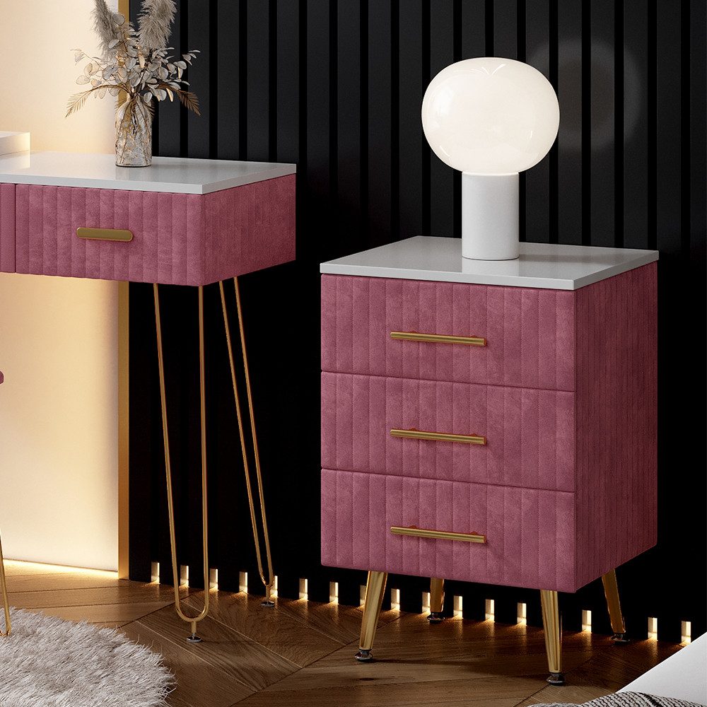 Vicco Nachtschrank Velia, Rosa, 41 x günstig online kaufen