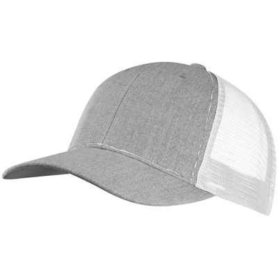 Livepac Office Baseball Cap Basecap mit Netz / Farbe: grau-weiß