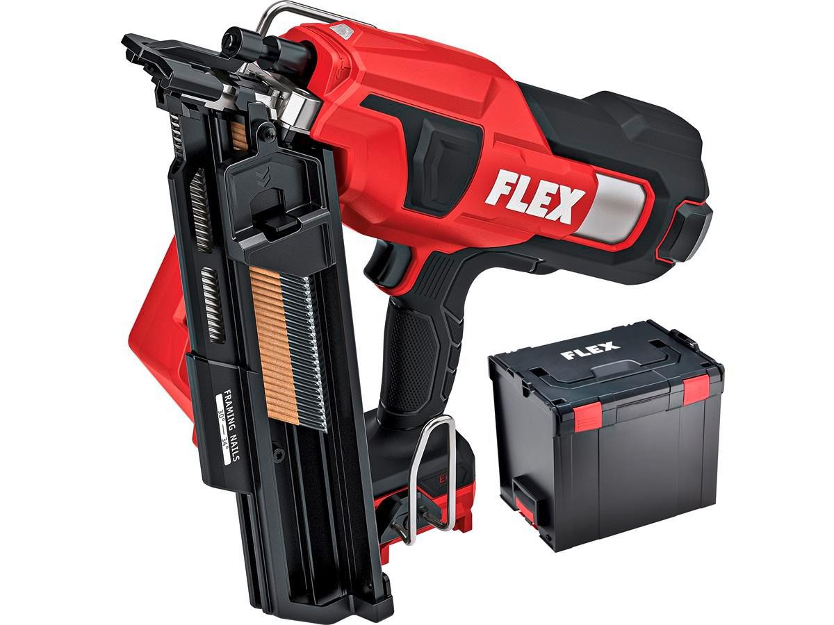 Flex Akku-Stauchkopfnagler NF 50-90 18-EC, (Solo Version inkl. L-BOXX, ohne Akku und ohne Ladegerät)