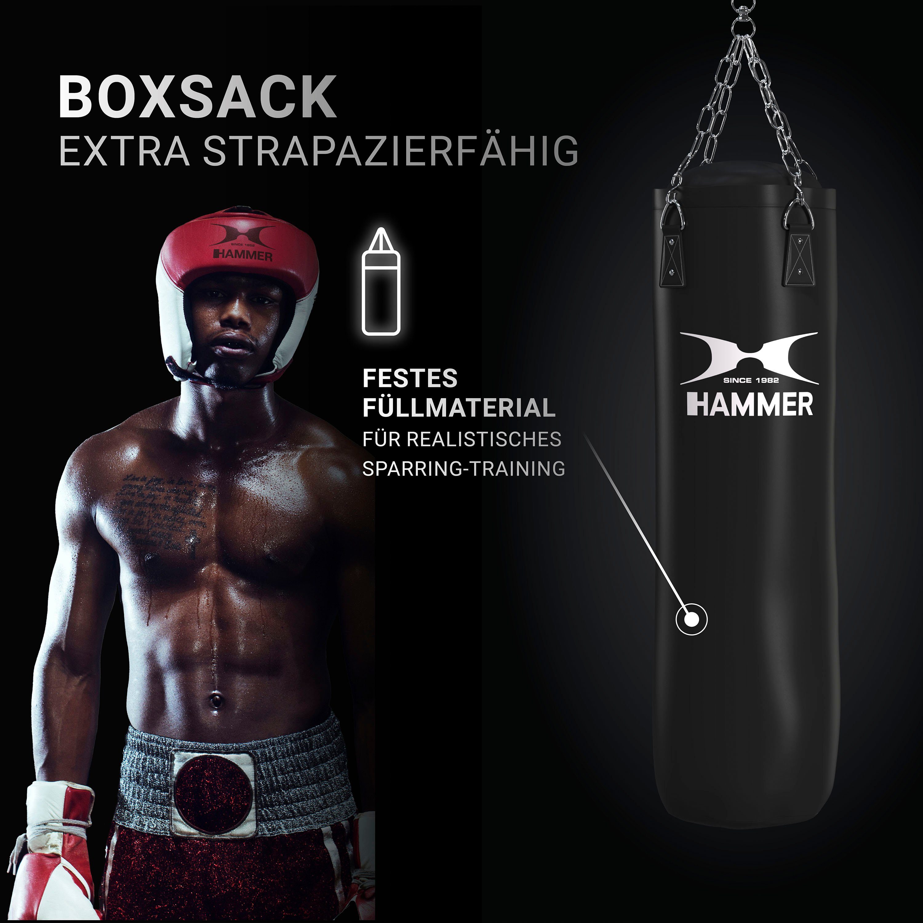 Hammer Boxsack Black Kick