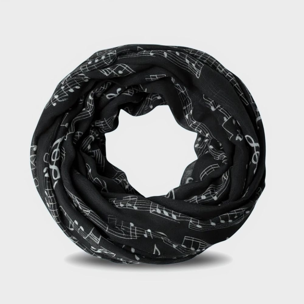 mugesh Schal Rund-Schal Notenzeile groß, für Musikerinnen und Musiker günstig online kaufen