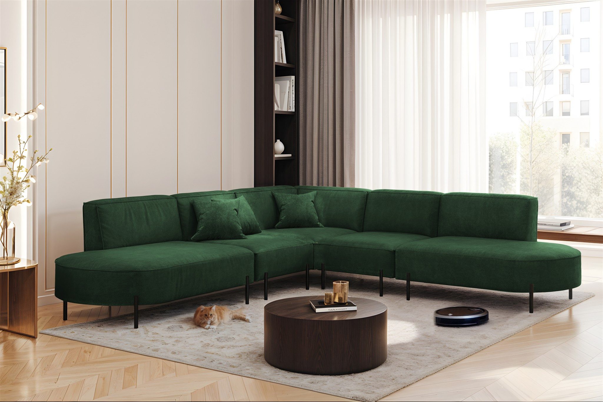 Fun Möbel Ecksofa Sofa VALENCIA Seite günstig online kaufen