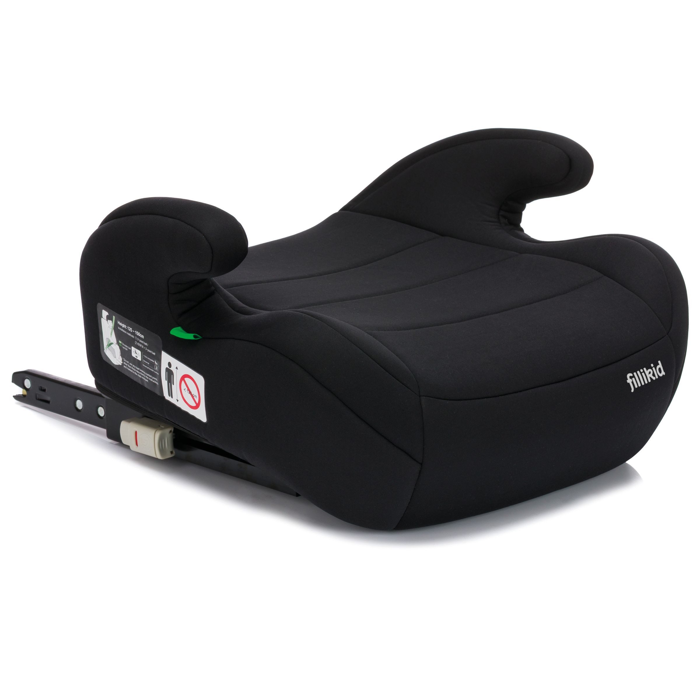 Fillikid Kindersitzerhöhung Sitzerhöhung Flow Fix mit Isofix Exklusiv