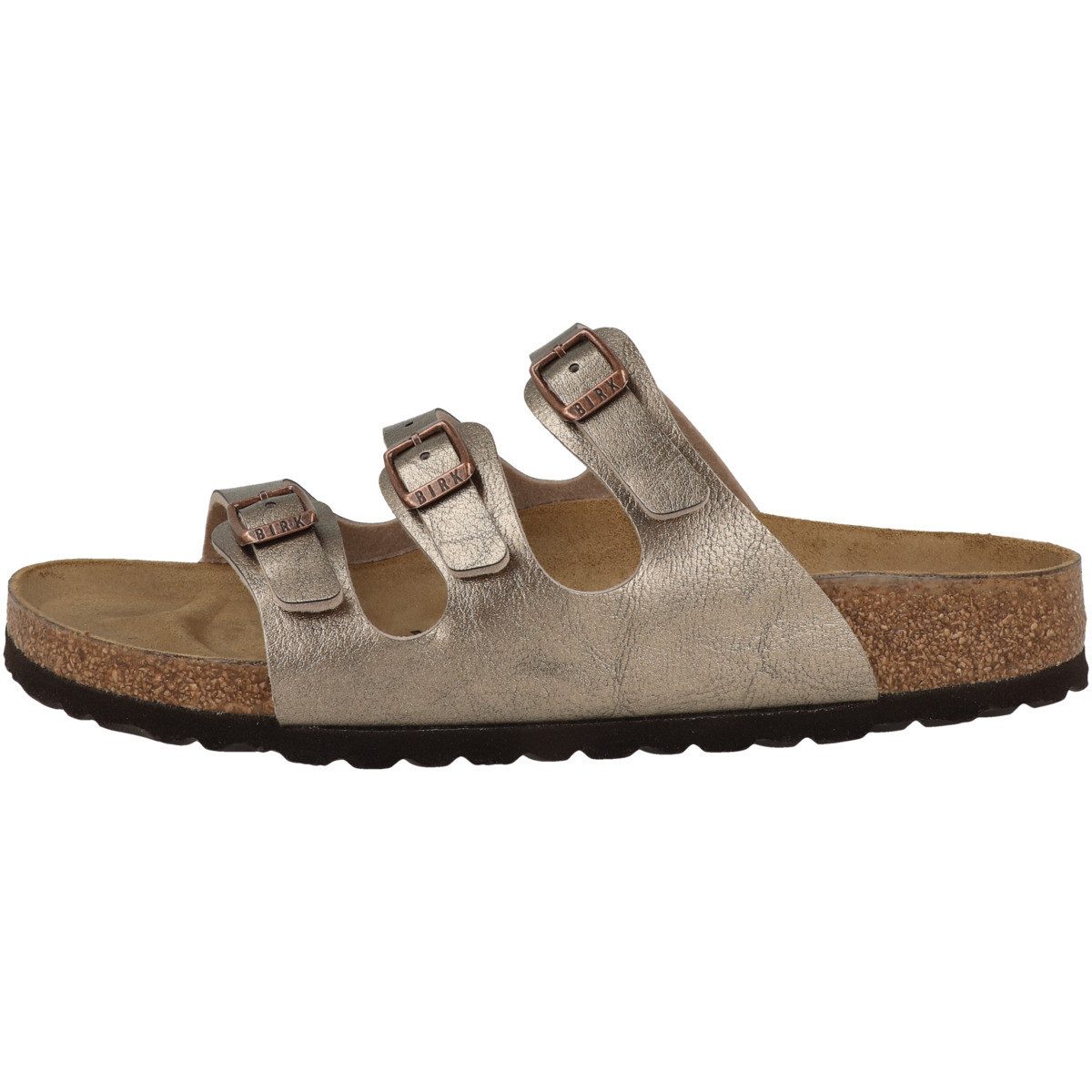 Birkenstock Florida Birko-Flor Graceful schmal Damen Sandale Sandaletten, Sommerschuhe, Badeschuhe, Riemchen, Schlappen
