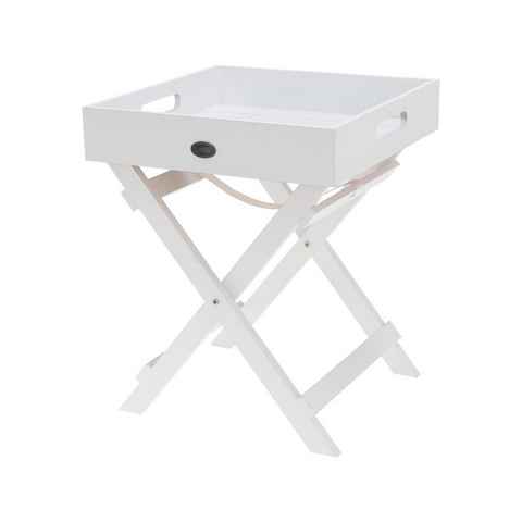 Neuetischkultur Beistelltisch Holztisch mit abnehmbarem Tablett Mini (Stück, 1-St., 1 Beistelltisch), Tabletttisch zusammenklappbar
