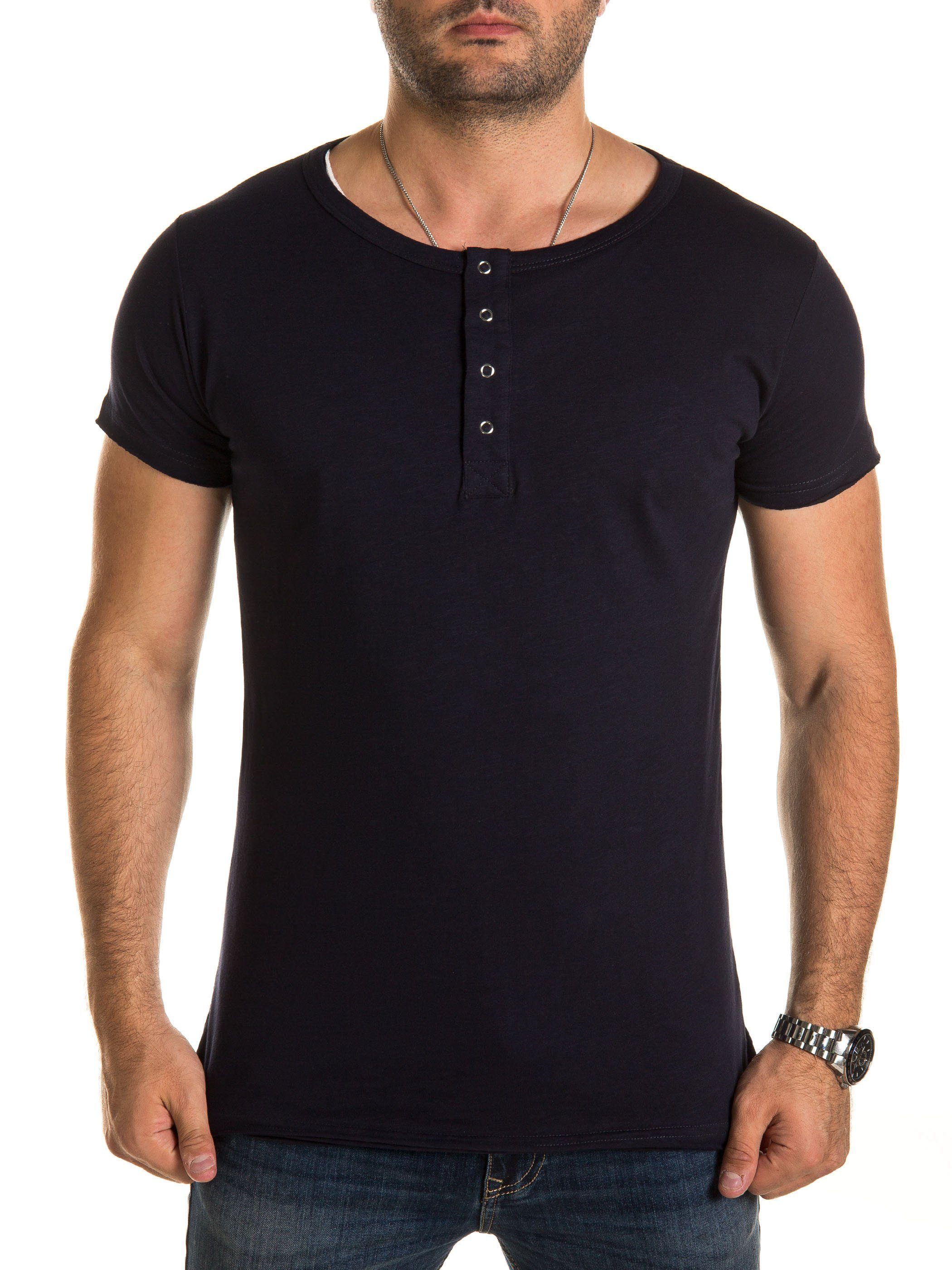 WOTEGA T-Shirt V-Neck Double Layer T-Shirt Pete (Packung) V-Neck Double Lay günstig online kaufen