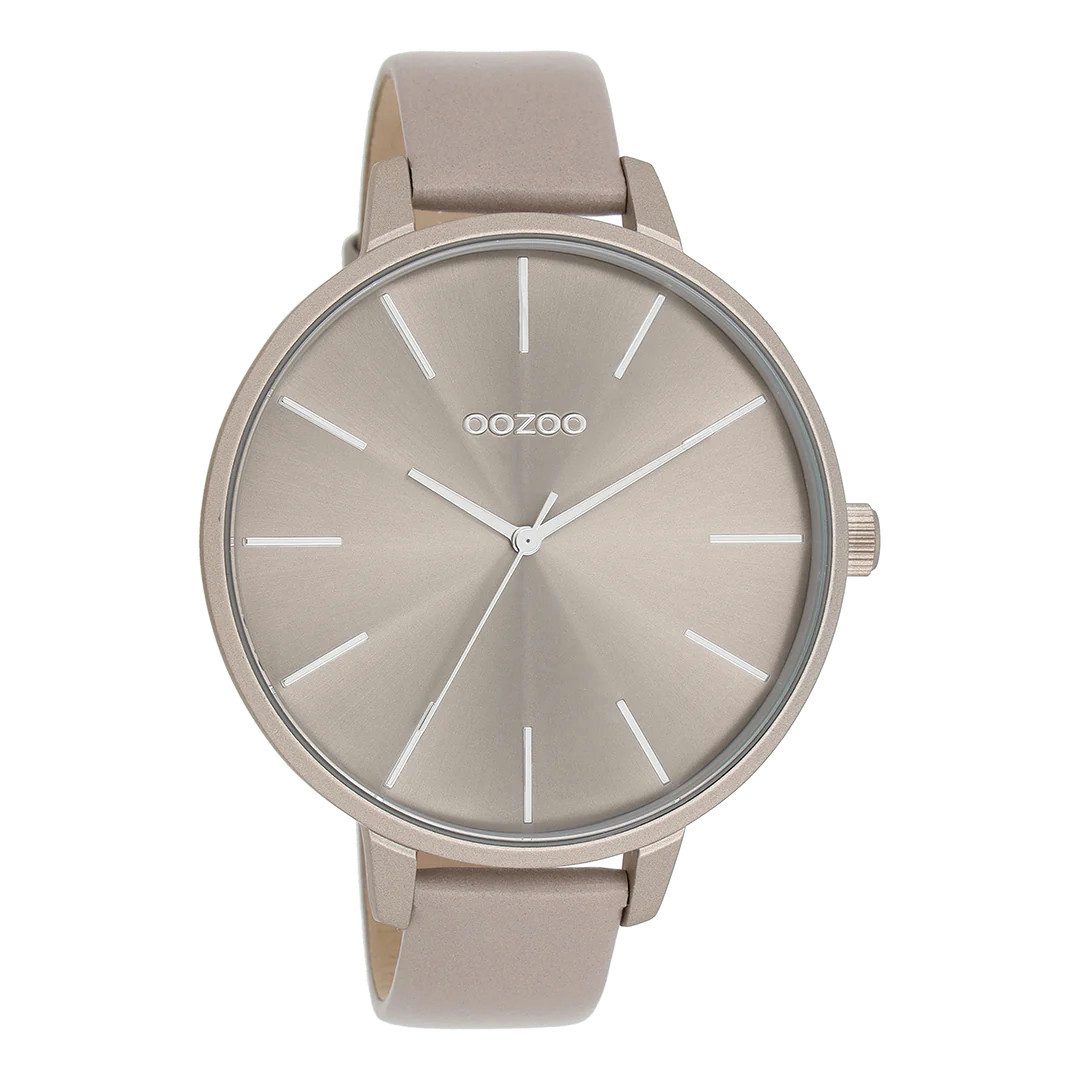 OOZOO Quarzuhr XL Damenuhr C11347 Taupe günstig online kaufen