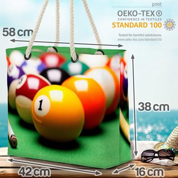 VOID Strandtasche (1-tlg), Billiard Kugeln queue Billiard Tisch Kugeln queue Kö Spiel Casino Sno