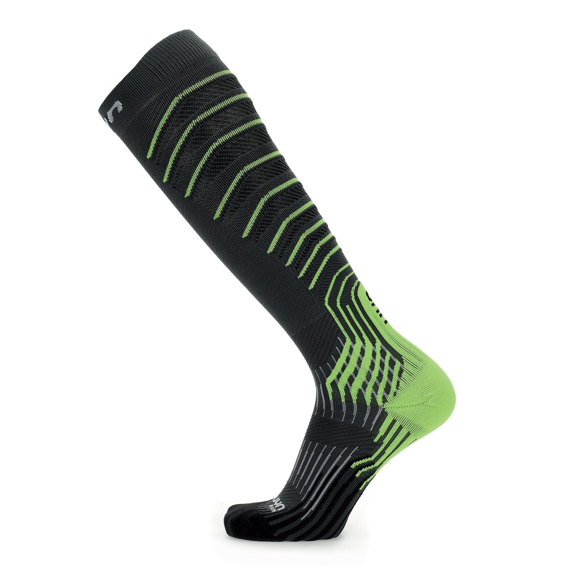 W Onepiece Socks Run 0.0 Grey Damen - Thermosocken UYN Uyn Compression Lime