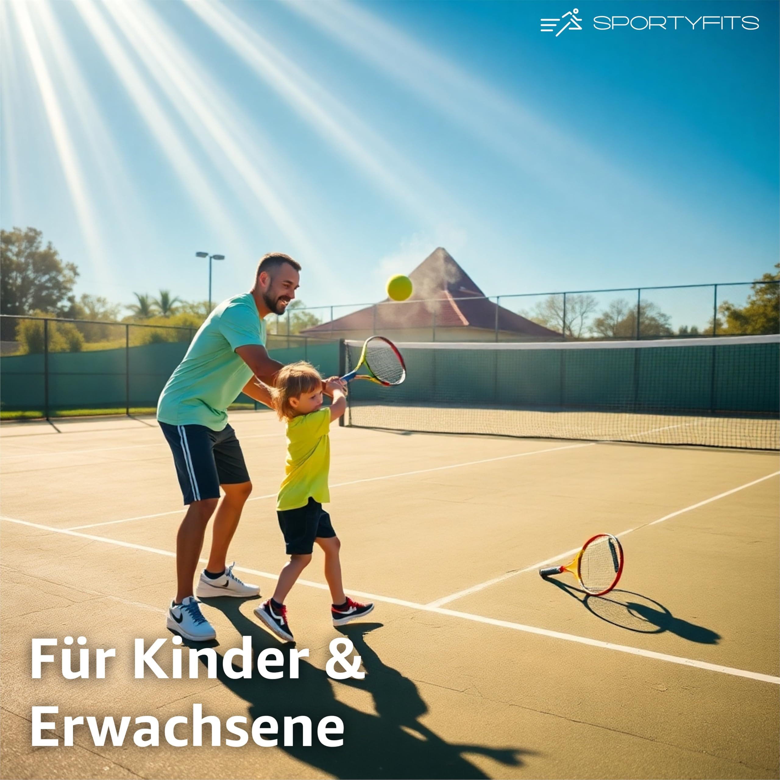 Sportyfits® Tennisball 6x Tennisbälle Sport & Tennis - Training und Wettkampf (6er Set, 6-St., 6x Tennisball)