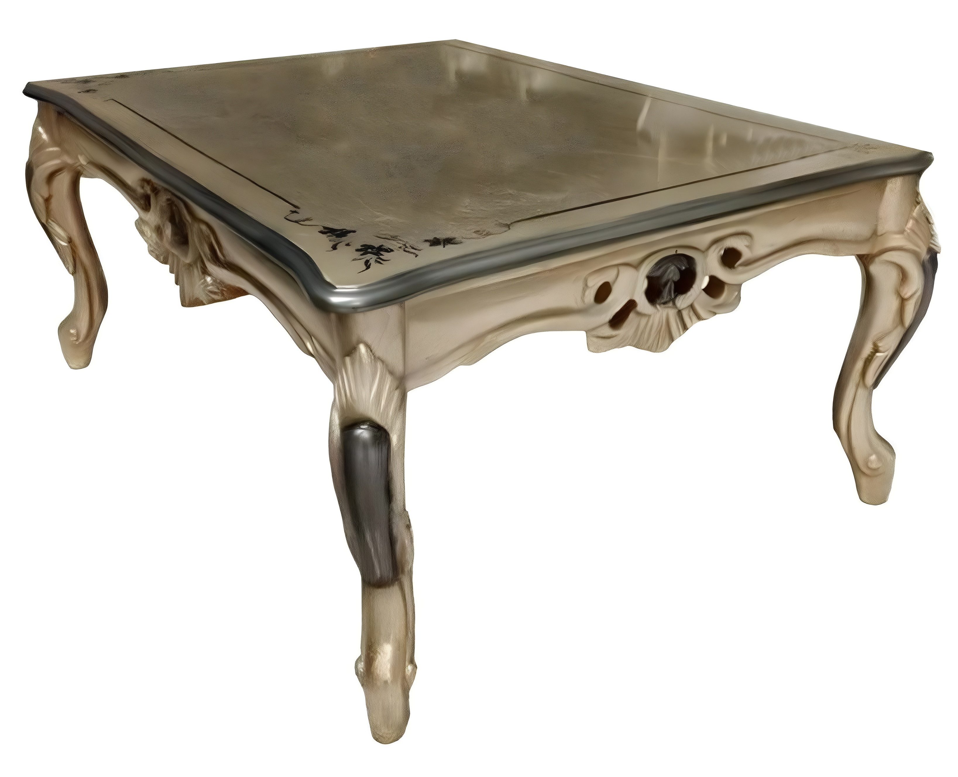 Xlmoebel Couchtisch Eleganter Wohnzimmertisch in Gold mit hochwertiger Verarbeitung (1-St., 1x nur Couchtisch), Hergestellt in Europa