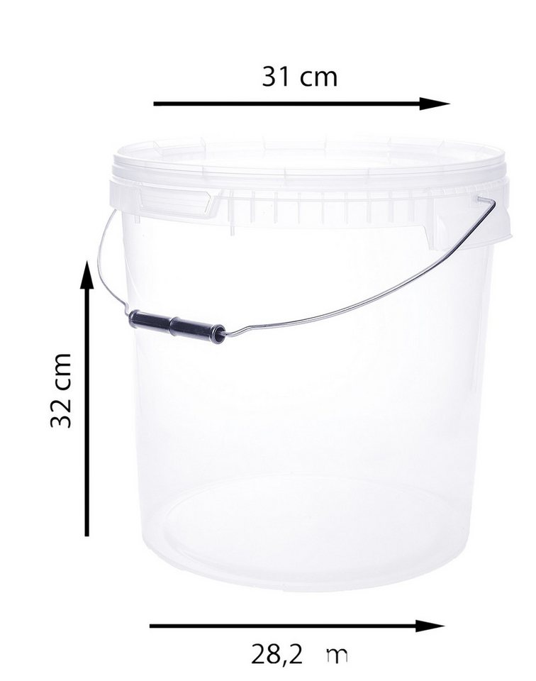 Thumbnail - BENBOW Putzeimer 4 x 20 liter Eimer mit Deckel