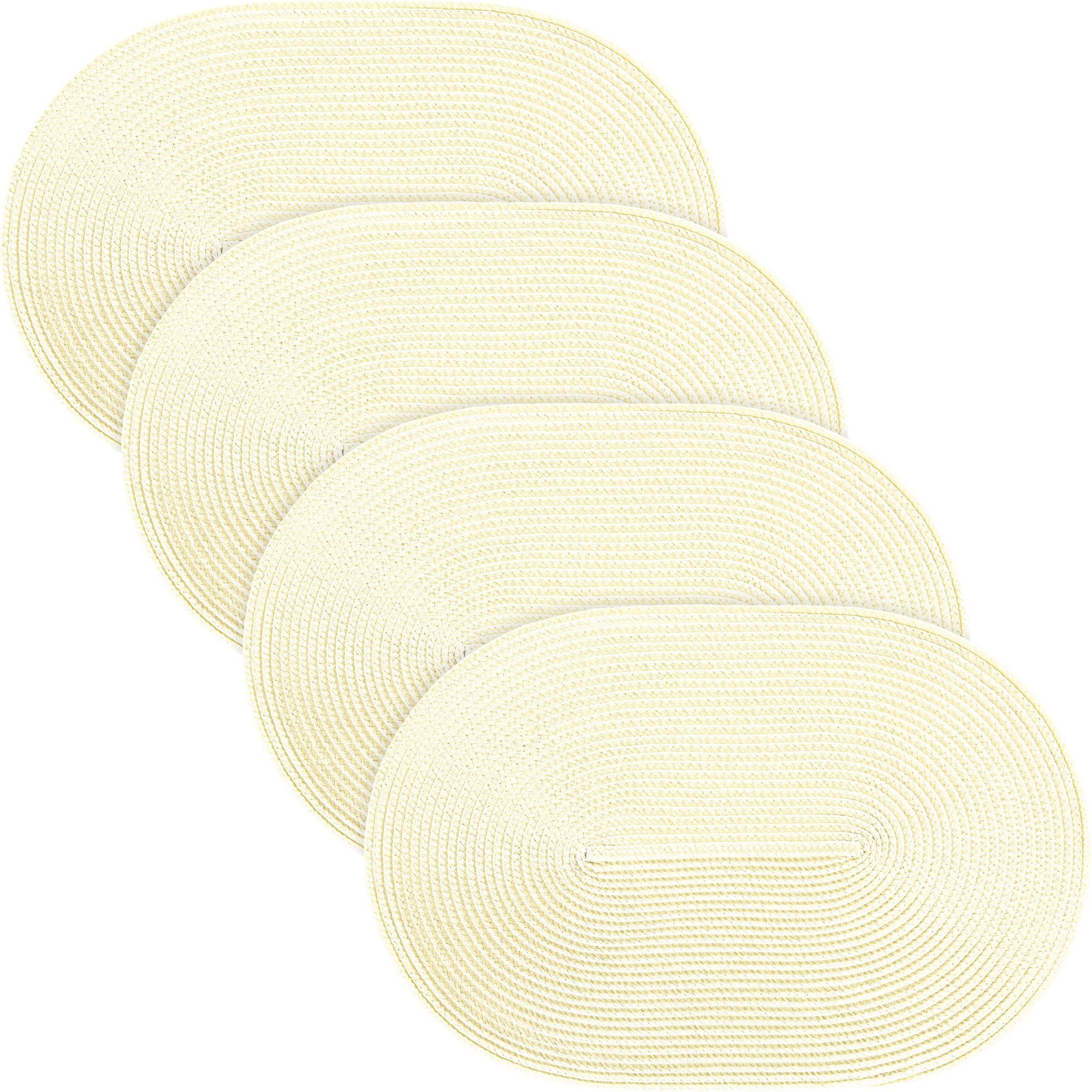 Erwin Müller Platzset Tischset "Amadora" 4er-Pack, Uni