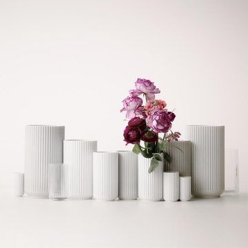 Lyngby Porcelæn Dekovase Porcelain Vase Glas Clear Transparent (25cm)