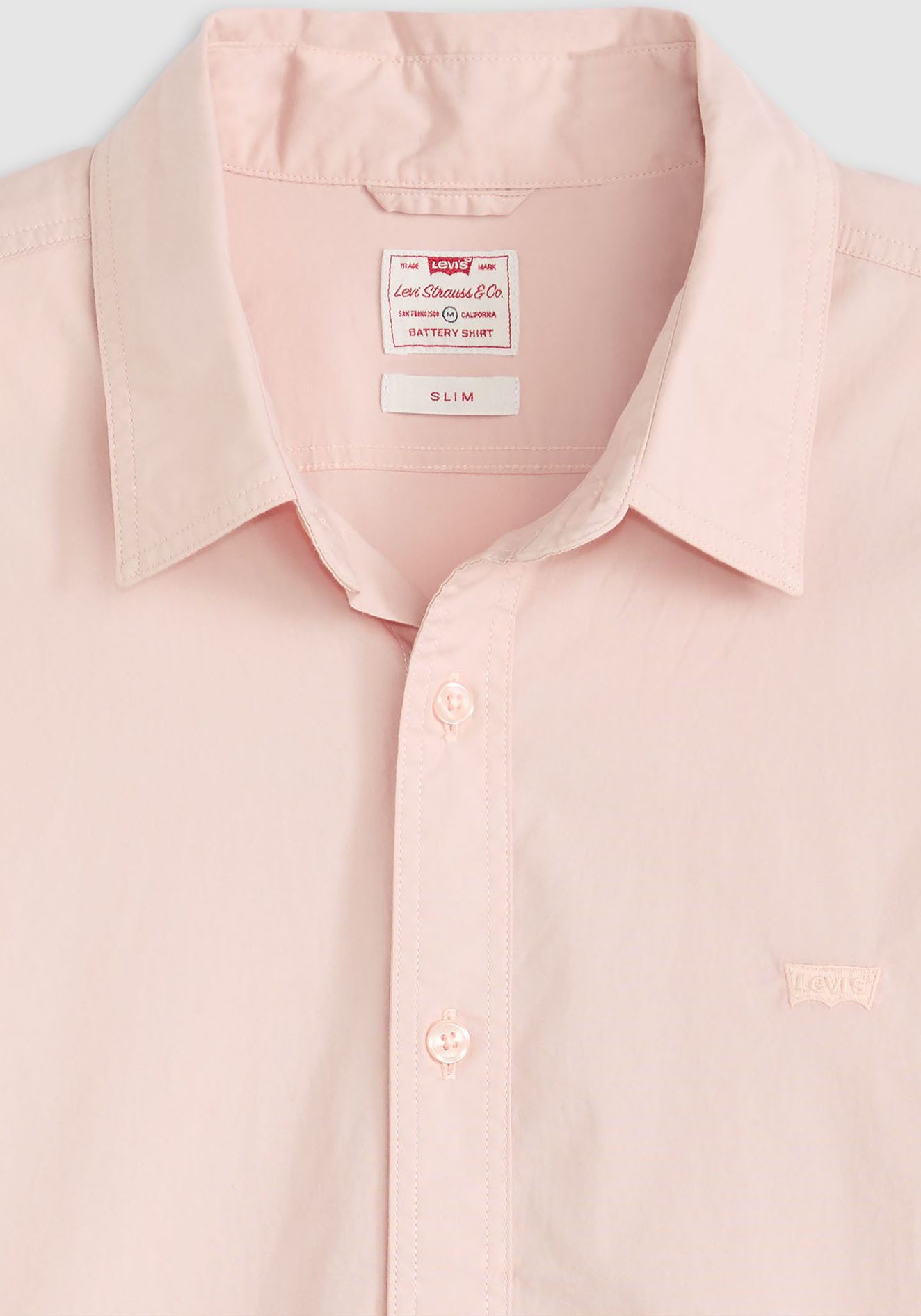 Levi's® Jeanshemd BATTERY HM SHIRT SLIM mit Logobadge