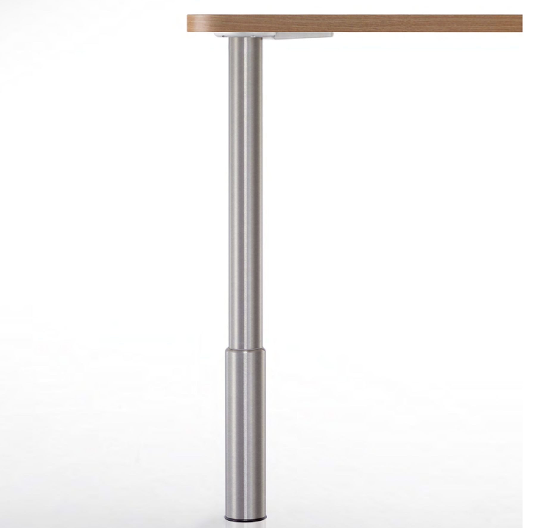 TopLine Tischbein Tischbein Studio 79,5-97,5cm Stützfuß Edelstahloptik höhenverstellbar