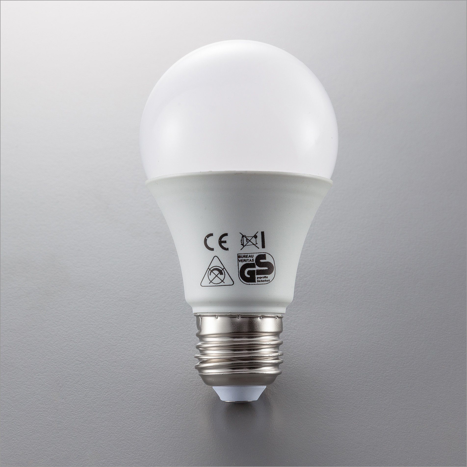 Lumen 5 LED-Leuchtmittel, B.K.Licht 9W Energiesparlampe 3.000K 806 Lampe Glüh-Birne St., warmweiß SET Warmweiß, LED E27,